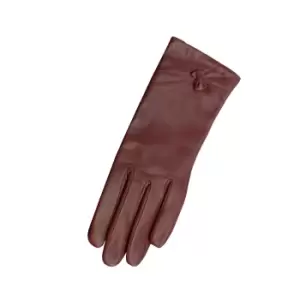 Eastern Counties Leather Womens/Ladies Tina Leather Gloves (M) (Oxblood)