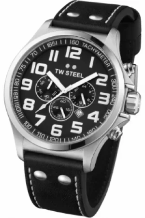 Mens TW Steel Pilot Chronograph 45mm Watch TW0412