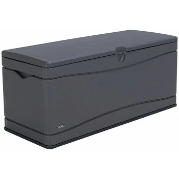Lifetime - Heavy-Duty Outdoor Storage Deck Box (130 Gallon), Grey - Gray