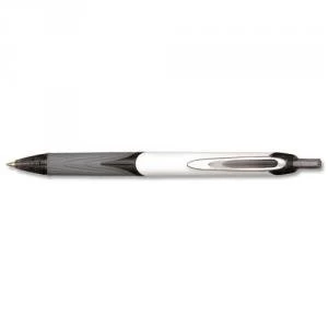 Elite Easygel Retractable Gel Pen 0.7mm Tip 0.5mm Line Black Pack 12