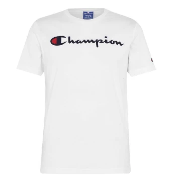 Champion Logo T Shirt - White