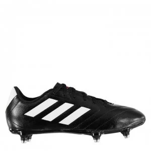 adidas Goletto VII Football Boots Soft Ground - Black/White