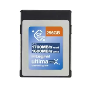 Integral 256GB CFexpress Card Read 1700MBs/Write 1600MBs Sustained Write 400MBs RAW 8K Video 4K Video @ 120fps