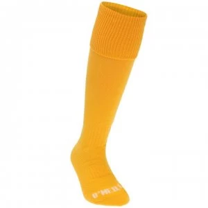 ONeills Plain Football Socks Junior - Amber