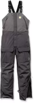 Carhartt Storm Defender Fishing Bib, black-grey, Size XL, black-grey, Size XL