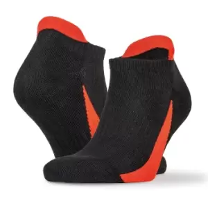 Spiro Unisex Adults Sports Trainer Socks (Pack Of 3) (4/7 UK) (Black)