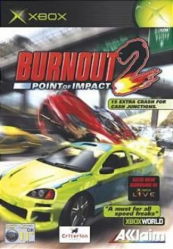 Burnout 2 Point of Impact Xbox Game