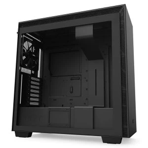 NZXT H710 Midi Tower Gaming Case - Black Tempered Glass