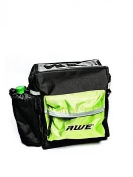 Awe Awe Large Handle Bar Clip On Luggage Bag Black/Green Quick Release