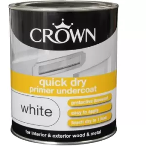 750ml - Retail Qucik Dry Undercoat White - Crown