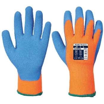 A145OBLM - sz M Cold Grip Glove - Orange/Black - Portwest