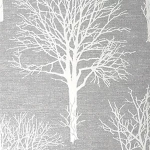 Boutique Heavyweight Vinyl Landscape Dove Grey Wallpaper