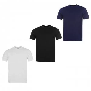 Donnay 3 Pack T Shirts Mens - White/Blck/Navy