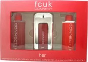 FCUK Connect Her Gift Set 100ml