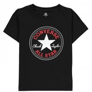Converse Chuck Short Sleeve T-Shirt Infant Boys - Black