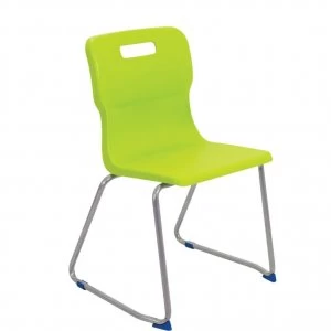 TC Office Titan Skid Base Chair Size 6, Lime