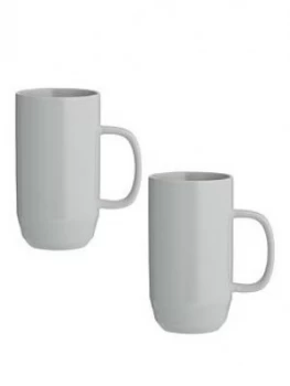 Typhoon Caf&Eacute; Concept Set Of 2 White Latte Mugs