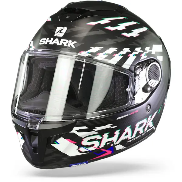 Shark Spartan GT Bcl. Micr. E-Brake Mat Mat Black Blue Anthracite KBA Full Face Helmet XL