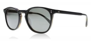 Oliver Peoples Finley Esq Sun Sunglasses Matte Black / Moss Tortoise 14538K Polariserade 51mm