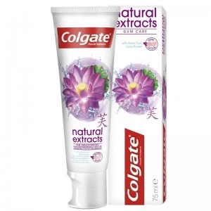 Colgate Natural Extracts Gum Care Toothpaste with Asian Twin Lotus Flower 75ml