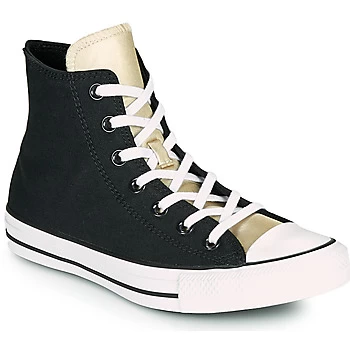 Converse CHUCK TAYLOR ALL STAR ANODIZED METALS HI womens Shoes (High-top Trainers) in Black,2.5