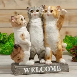 Best of Breed Three Kittens Welcome Ornament