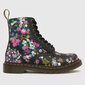 Dr Martens 1460 pascal floral boots in multi