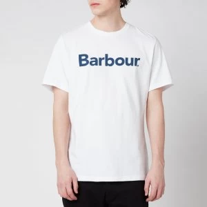 Barbour Mens Logo T-Shirt - White - XL