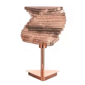 Cartoccio Designer Table Lamp, Copper
