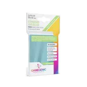 Gamegenic PRIME Standard American Sized 59 x 91mm - 50 Sleeves