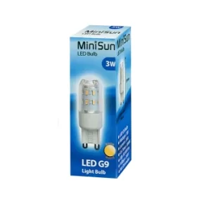 10 x 3W G9 Warm White LED Capsule Bulbs