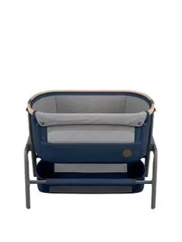 Maxi-Cosi Iora Co-Sleeper Adjustable Bedside Crib - Essential Blue