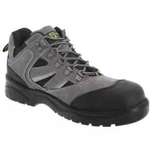 Grafters Mens Industrial Safety Hiking Boots (5 UK) (Dark Grey/Black)