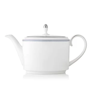Wedgwood Vera wang grosgrain indigo teapot