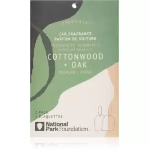 Paddywax Parks Cottonwood + Oak car air freshener 2 pc