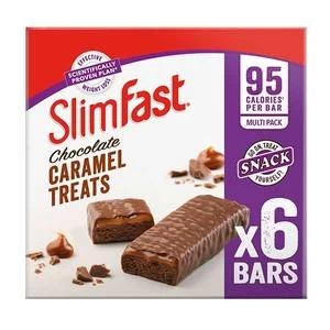 SlimFast Caramel Snack Bar Multipack 6x 26g