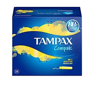 TAMPAX COMPAK tampon regular 22 uds