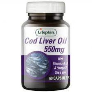Lifeplan Cod Liver Oil 550mg 60 capsule