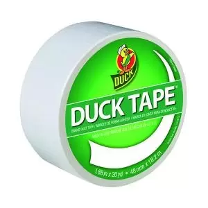Ducktape Coloured Tape 48mmx18.2m White Pack of 6 1265015 SUT03507