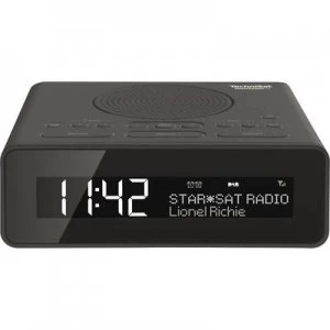 TechniSat DigitRadio 51 Radio alarm clock DAB+, FM AUX Anthracite