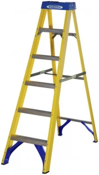 Werner 6 Tread Fibreglass Step Ladder