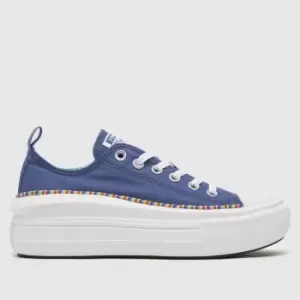 Converse Blue Lo Friendship Bracelet Girls Youth Trainers