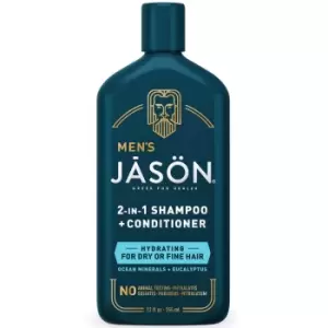 JASON Mens Hydrating 2-in-1 Shampoo and Conditioner 335ml