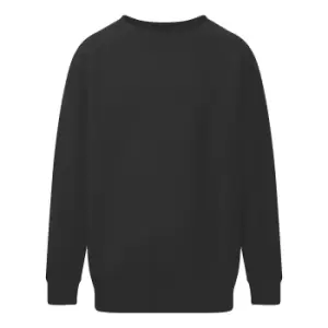 SG Kids/Childrens Crew Neck Sweatshirt Top (Pack of 2) (5-6) (Black)