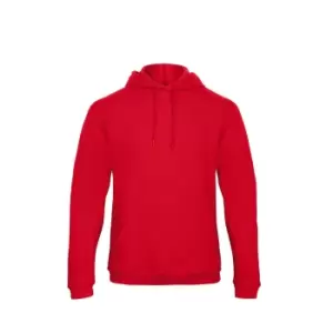B&C Adults Unisex ID. 203 50/50 Hooded Sweatshirt (2XL) (Red)