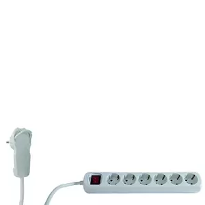 REV 0012626114 power extension 2m 6 AC outlet(s) Indoor White