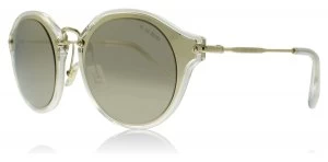 Miu Miu MU51SS Sunglasses Pale Gold ZVN1C0 49mm