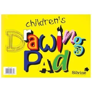 Silvine Childrens Drawing Pad A4 Pack of 12 420