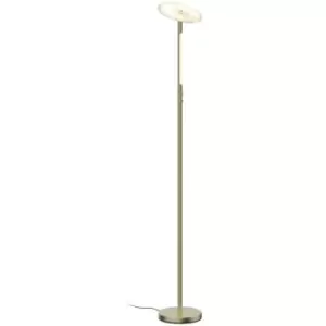 Cristal Siro Dimmable LED Floor Lamp 18W+4W Antique Gold