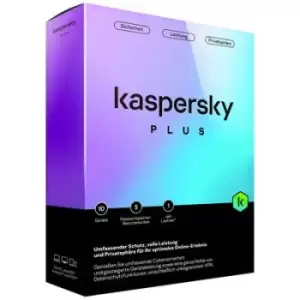 Kaspersky Plus 1-year, 10 licences Windows, Mac OS, Android, iOS Antivirus